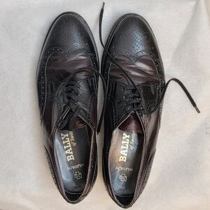Bally Oxford men black shoes Size 8.5